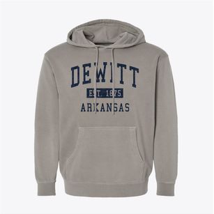 Dewitt Arkansas Classic Established Pigment-Dyed Hoodie