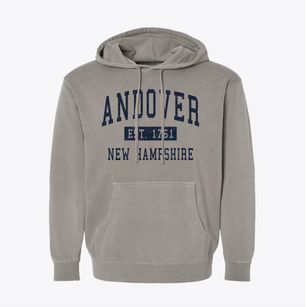 Andover New Hampshire Classic Established Pigment-Dyed Hoodie