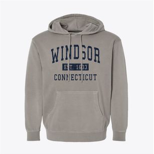 Windsor Connecticut Classic Established Pigment-Dyed Hoodie