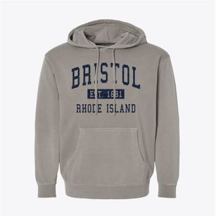 Bristol Rhode Island Classic Established Pigment-Dyed Hoodie