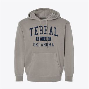 Terral Oklahoma Classic Established Pigment-Dyed Hoodie