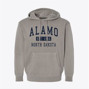 Alamo North Dakota Classic Established Pigment-Dyed Hoodie