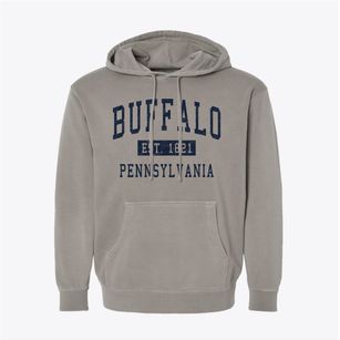 Buffalo Pennsylvania Classic Established Pigment-Dyed Hoodie
