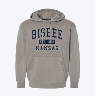 Bisbee Kansas Classic Established Pigment-Dyed Hoodie