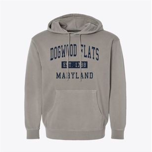 Dogwood Flats Maryland Classic Established Pigment-Dyed Hoodie