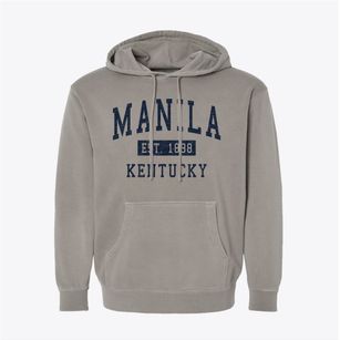Manila Kentucky Classic Established Pigment-Dyed Hoodie