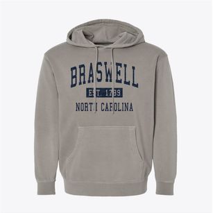 Braswell North Carolina Classic Established Pigment-Dyed Hoodie