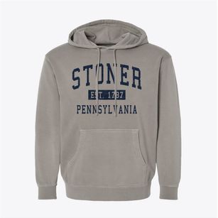 Stoner Pennsylvania Classic Established Pigment-Dyed Hoodie