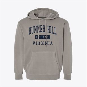 Bunker Hill Virginia Classic Established Pigment-Dyed Hoodie