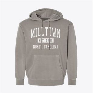 Milltown North Carolina Classic Established Pigment-Dyed Hoodie