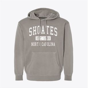 Shoates North Carolina Classic Established Pigment-Dyed Hoodie