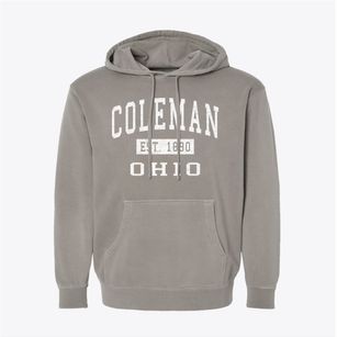 Coleman Ohio Classic Established Pigment-Dyed Hoodie