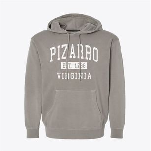 Pizarro Virginia Classic Established Pigment-Dyed Hoodie