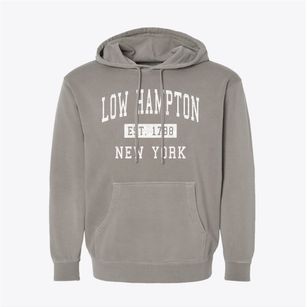 Low Hampton New York Classic Established Pigment-Dyed Hoodie