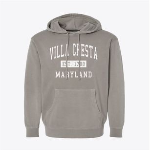 Villa Cresta Maryland Classic Established Pigment-Dyed Hoodie