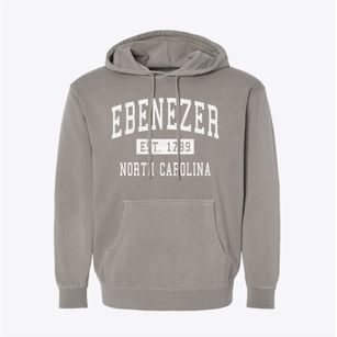 Ebenezer North Carolina Classic Established Pigment-Dyed Hoodie