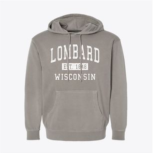Lombard Wisconsin Classic Established Pigment-Dyed Hoodie