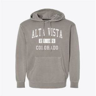Alta Vista Colorado Classic Established Pigment-Dyed Hoodie