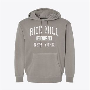 Rice Mill New York Classic Established Pigment-Dyed Hoodie
