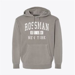 Rossman New York Classic Established Pigment-Dyed Hoodie