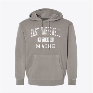 East Harpswell Maine Classic Established Pigment-Dyed Hoodie