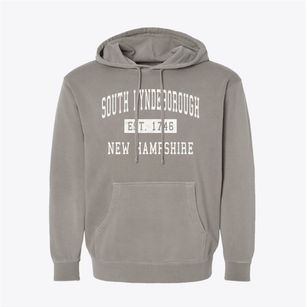 South Lyndeborough New Hampshire Classic Established Pigment-Dyed Hoodie