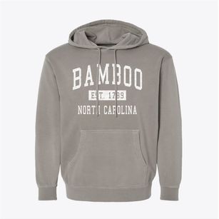 Bamboo North Carolina Classic Established Pigment-Dyed Hoodie