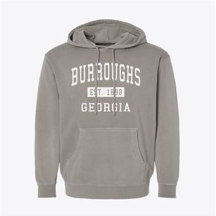 Burroughs Georgia Classic Established Pigment-Dyed Hoodie