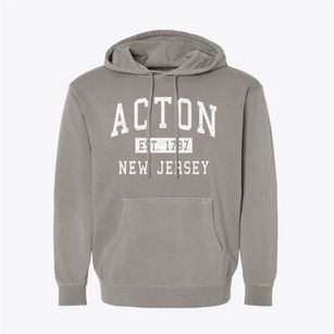 Acton New Jersey Classic Established Pigment-Dyed Hoodie