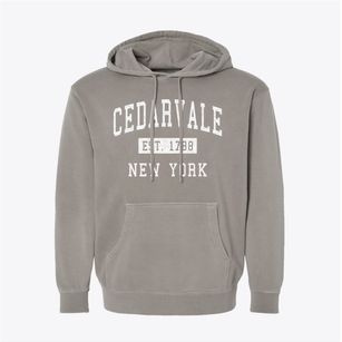 Cedarvale New York Classic Established Pigment-Dyed Hoodie