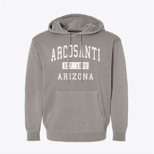 Arcosanti Arizona Classic Established Pigment-Dyed Hoodie