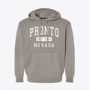 Pronto Nevada Classic Established Pigment-Dyed Hoodie