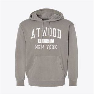 Atwood New York Classic Established Pigment-Dyed Hoodie