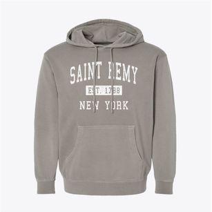 Saint Remy New York Classic Established Pigment-Dyed Hoodie