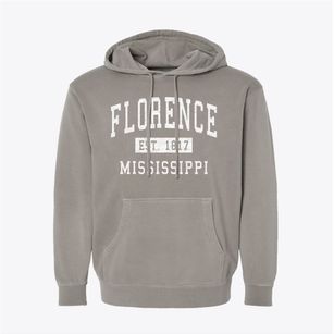 Florence Mississippi Classic Established Pigment-Dyed Hoodie