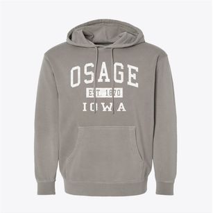 Osage Iowa Classic Established Pigment-Dyed Hoodie
