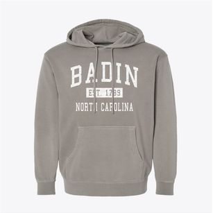 Badin North Carolina Classic Established Pigment-Dyed Hoodie