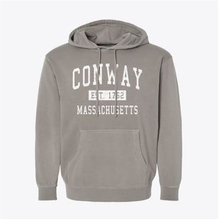 Conway Massachusetts Classic Established Pigment-Dyed Hoodie