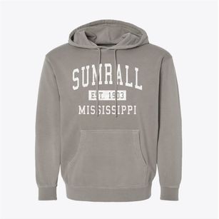 Sumrall Mississippi Classic Established Pigment-Dyed Hoodie