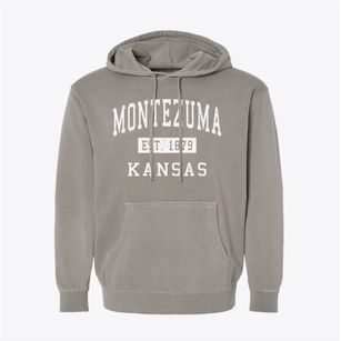 Montezuma Kansas Classic Established Pigment-Dyed Hoodie