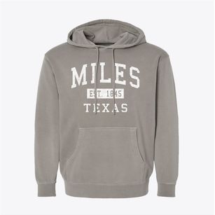 Miles Texas Classic Established Pigment-Dyed Hoodie