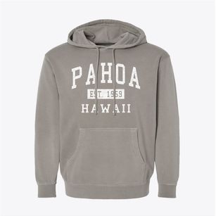 Pahoa Hawaii Classic Established Pigment-Dyed Hoodie