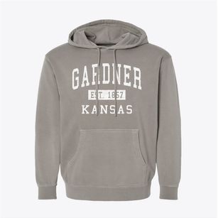 Gardner Kansas Classic Established Pigment-Dyed Hoodie