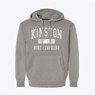 Kinston North Carolina Classic Established Pigment-Dyed Hoodie