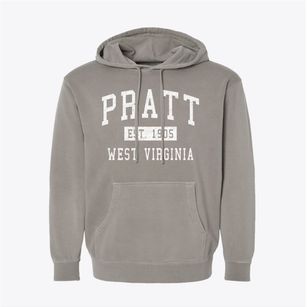 Pratt West Virginia Classic Established Pigment-Dyed Hoodie