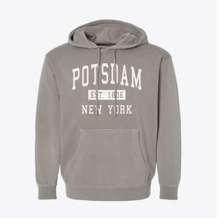 Potsdam New York Classic Established Pigment-Dyed Hoodie