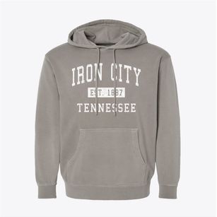 Iron City Tennessee Classic Established Pigment-Dyed Hoodie