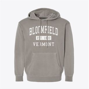Bloomfield Vermont Classic Established Pigment-Dyed Hoodie