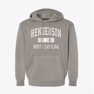 Henderson North Carolina Classic Established Pigment-Dyed Hoodie