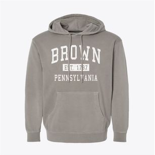 Brown Pennsylvania Classic Established Pigment-Dyed Hoodie